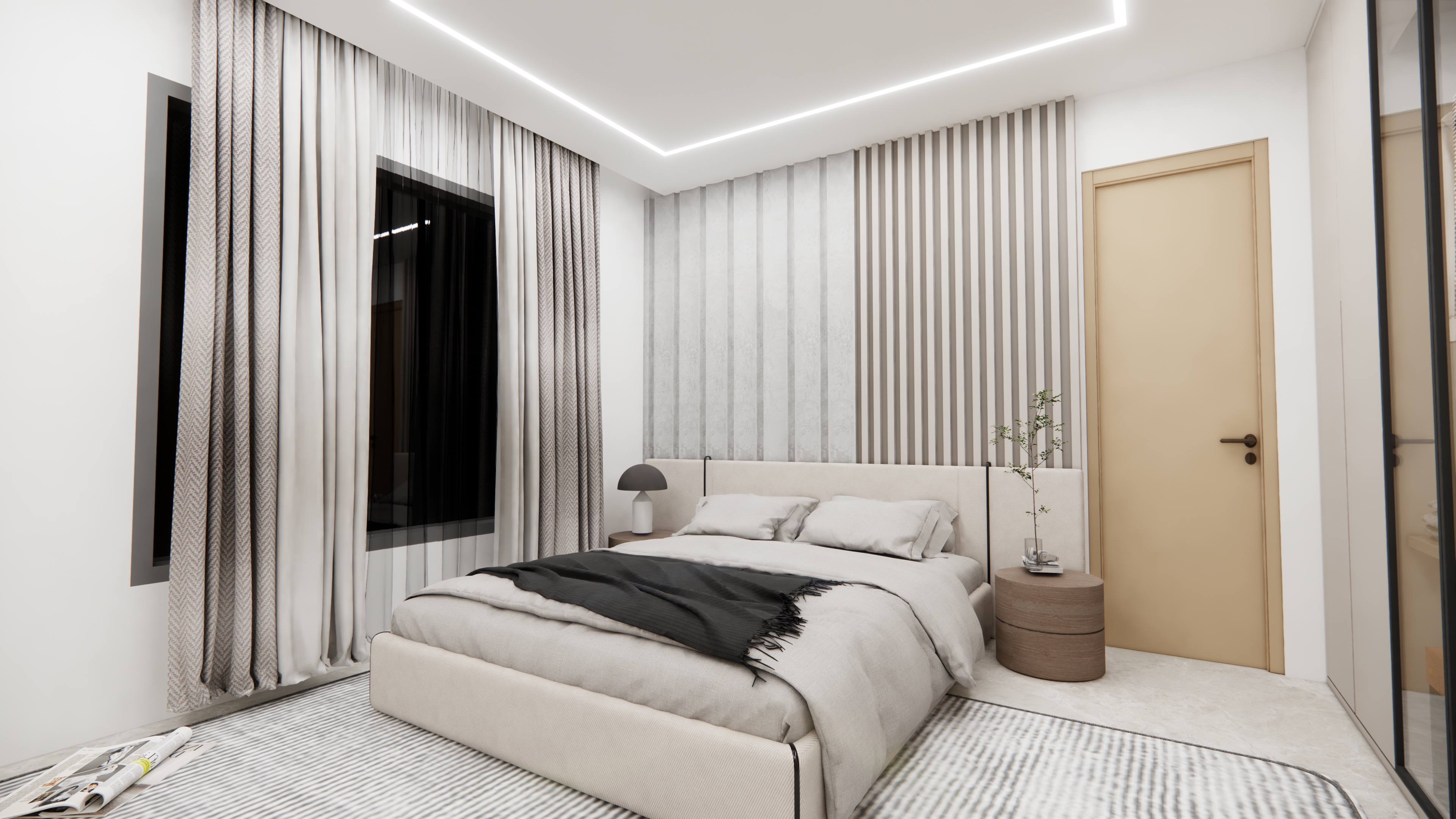Master Bedroom Night
