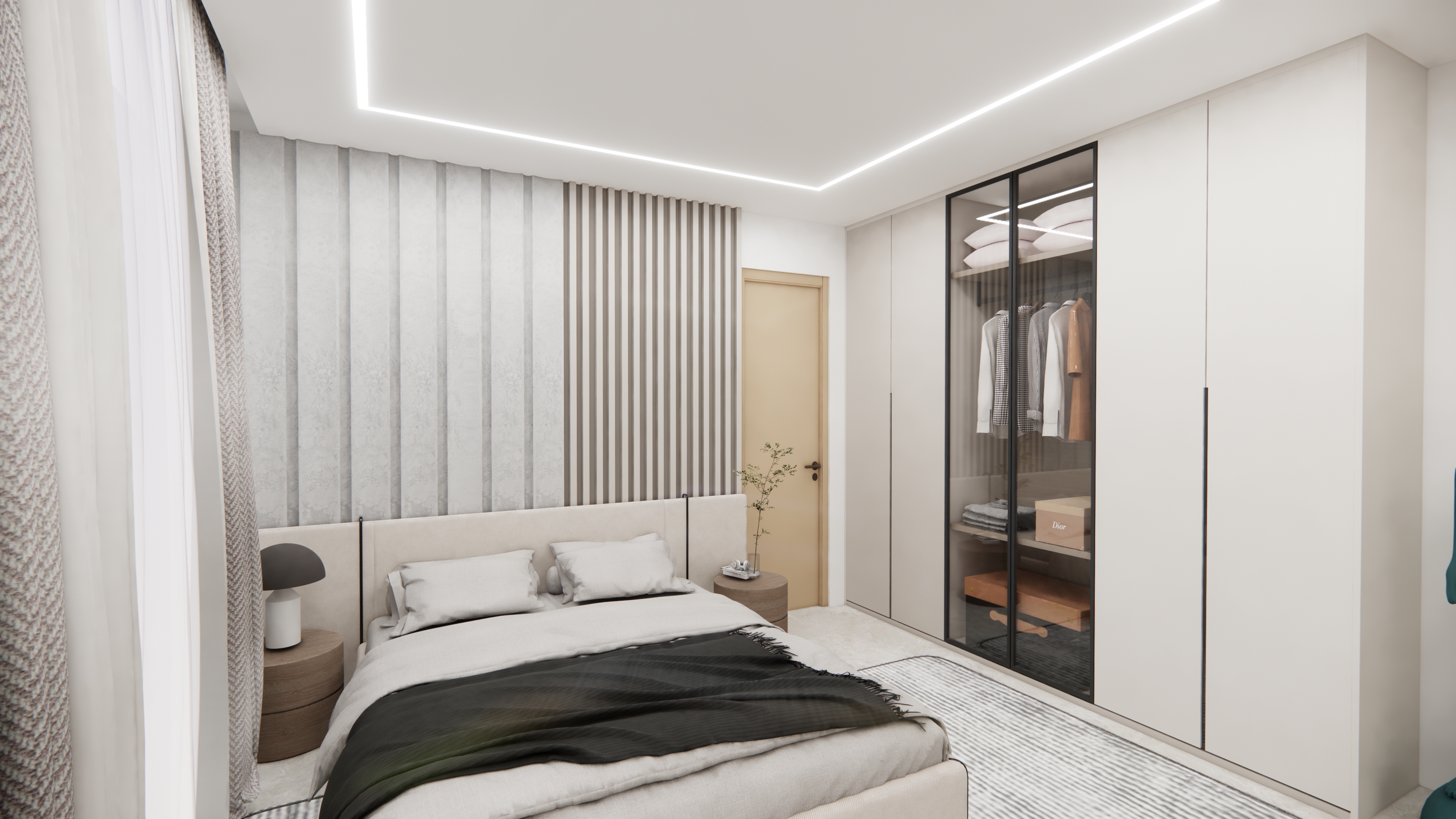 Bedroom Wardrobe View B