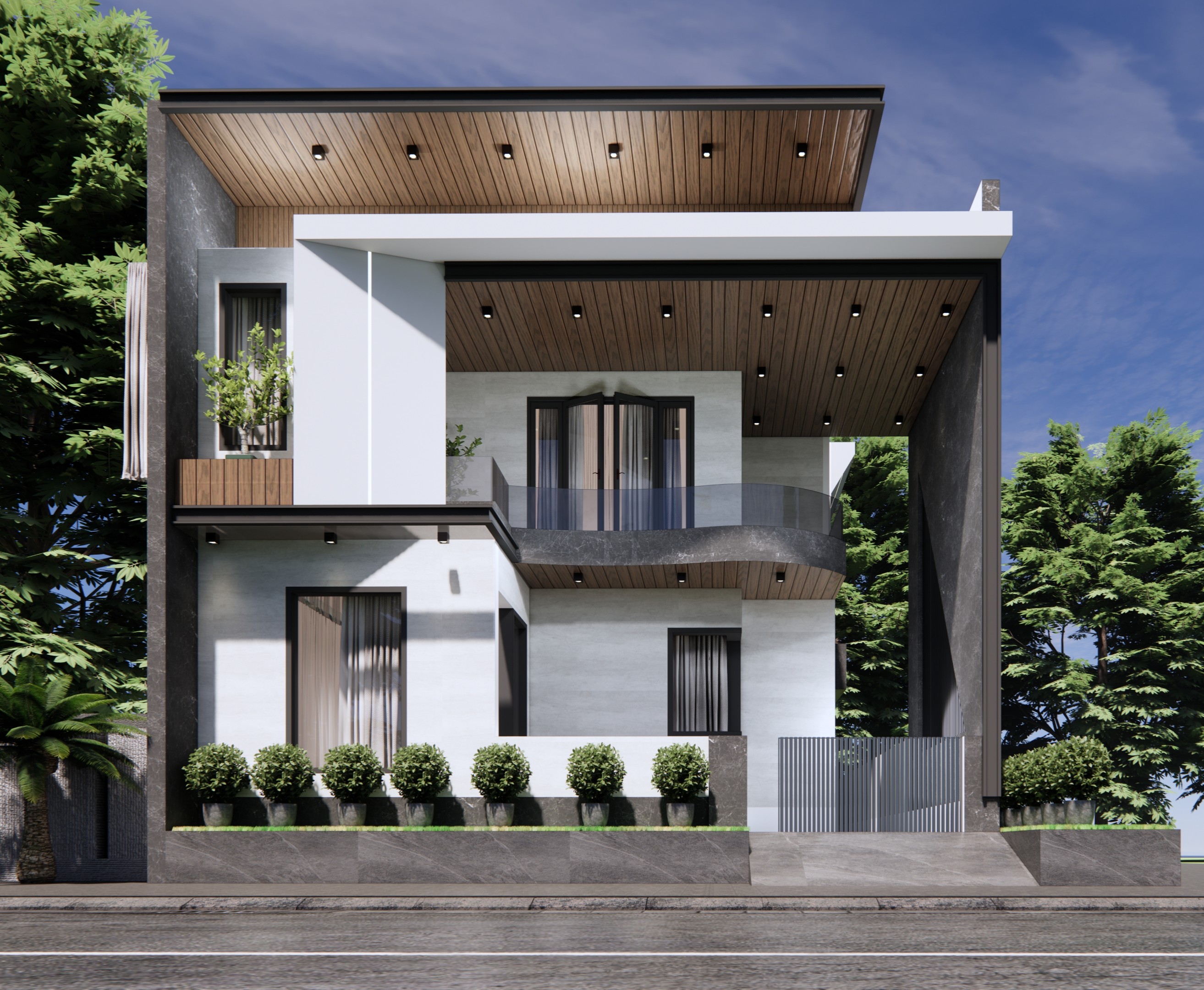 Modern Double Storey Front